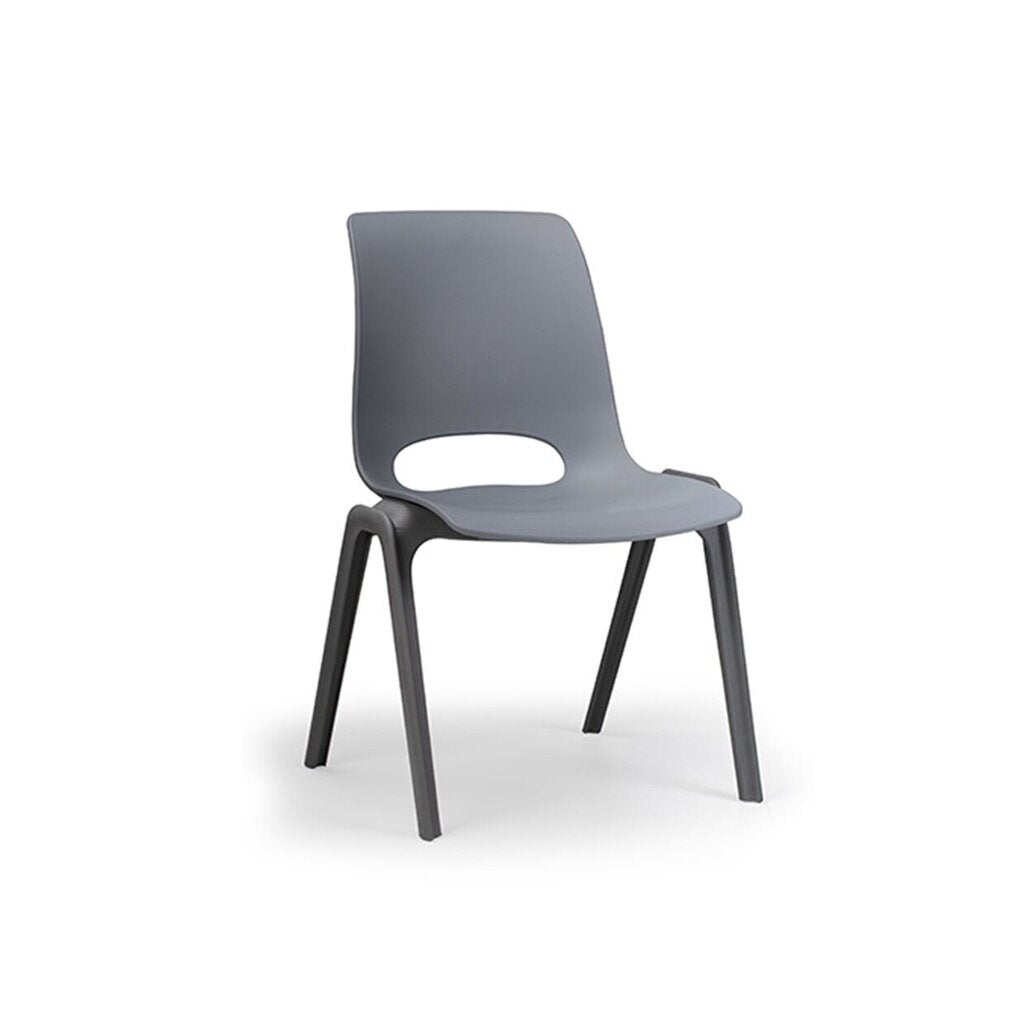 Verco 4U stacking chair in grey