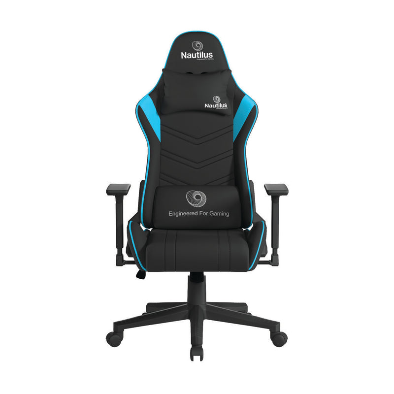 Nautilus Apollo Black with blue gaming chair