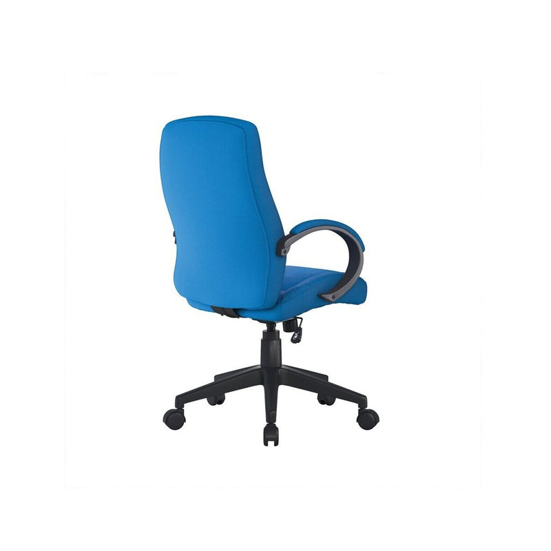 Nautilus Dorset chair in blue fabric, rear