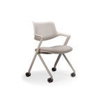 Verco Emma conference chair in oatmeal sustainable finish