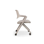 Emma conference chair in oatmeal sustainable finish
