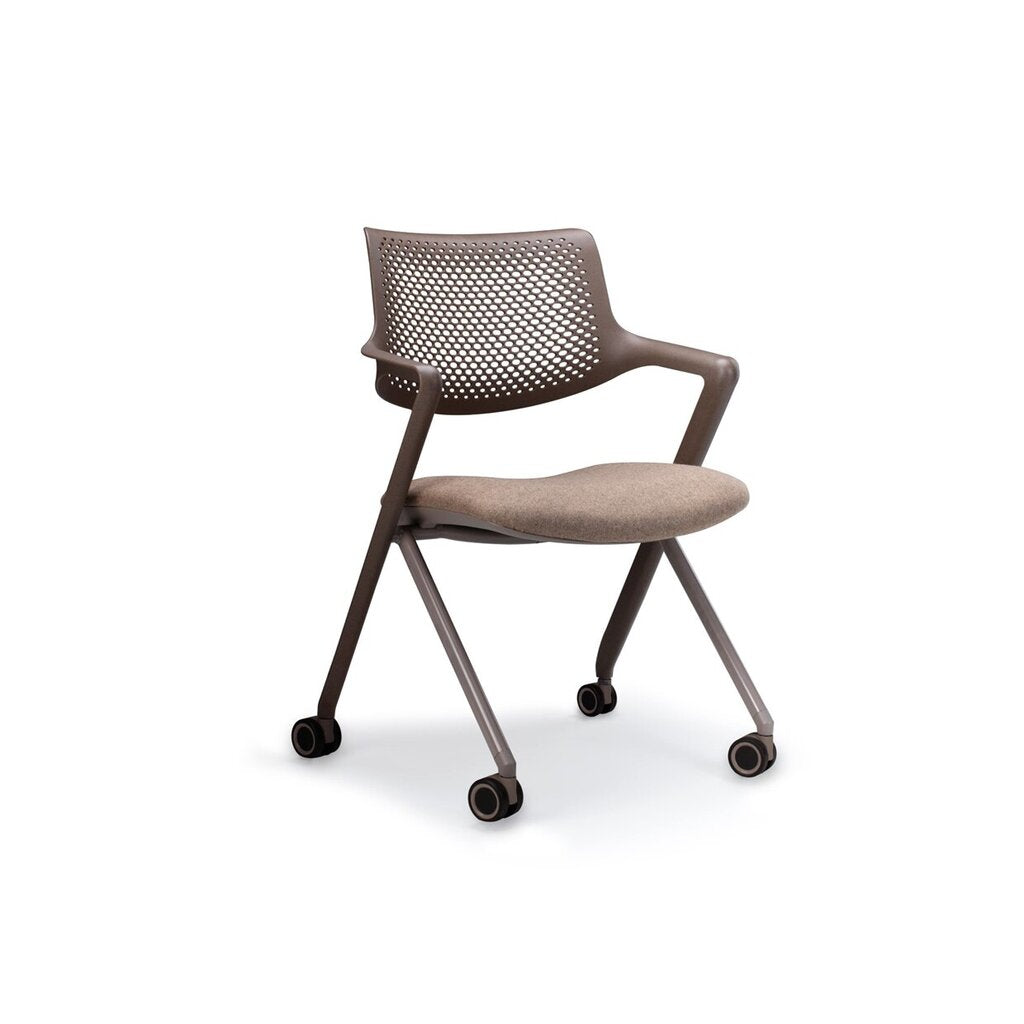 Emma conference chair in mocha sustainable finish