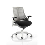 Dynamic Flex chair - White frame, Grey back