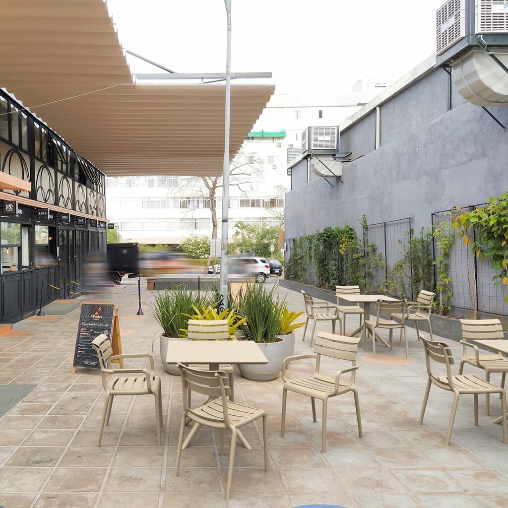 Paris armchair cafe setting