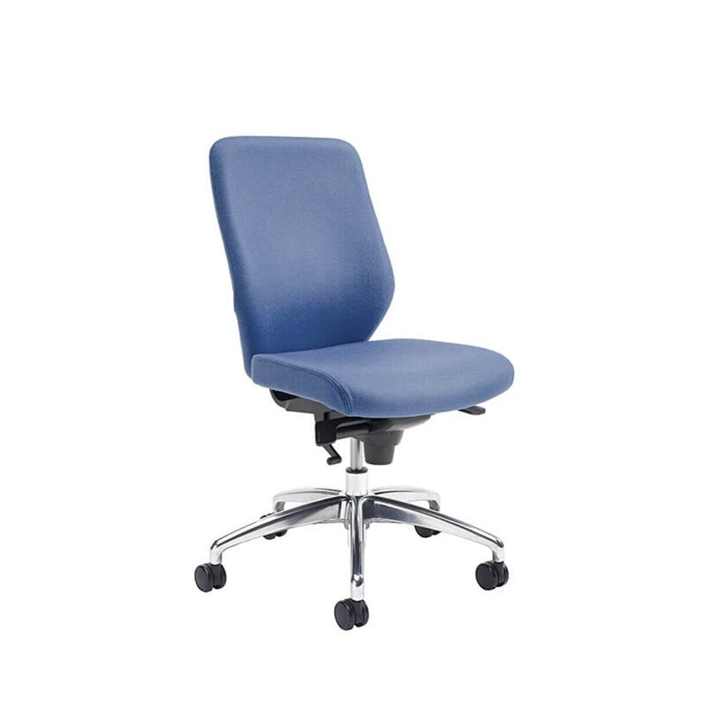 Riva task chair with polished base