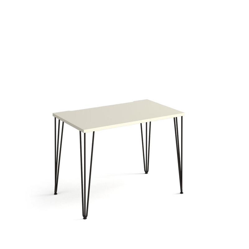 Tikal white hairpin desk