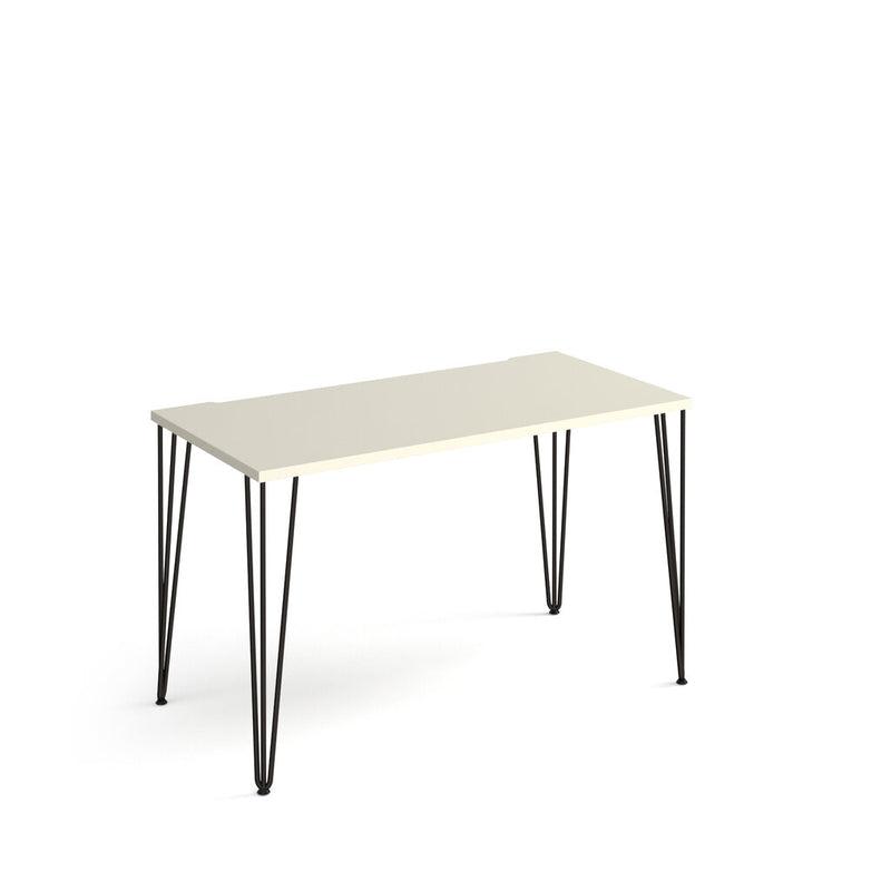 Tikal 1200 white hairpin desk