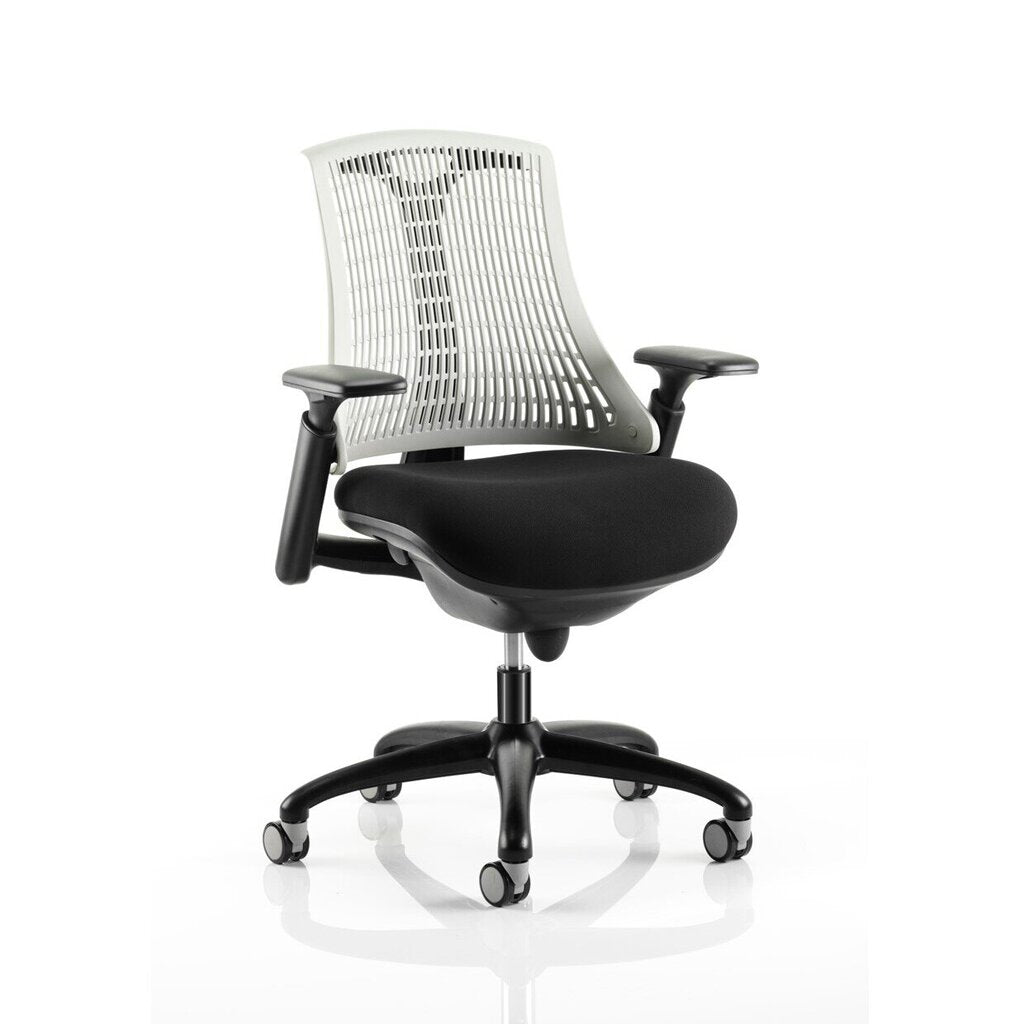 Dynamic Flex chair, black frame with Moonstone back