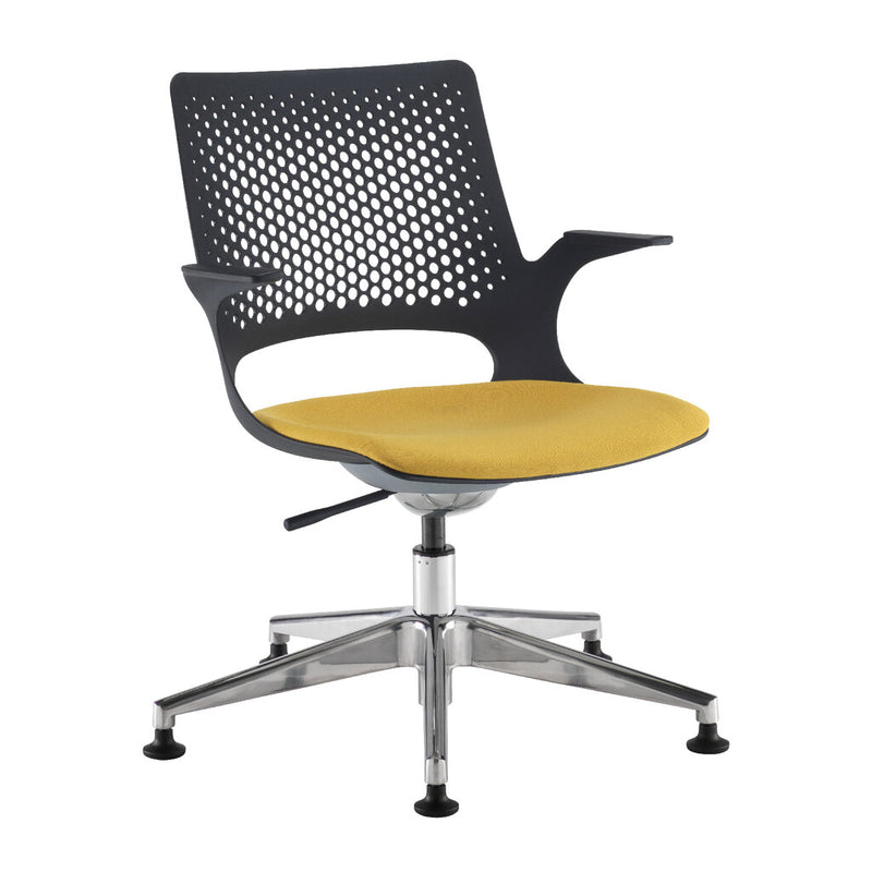 Solus black frame chrome base