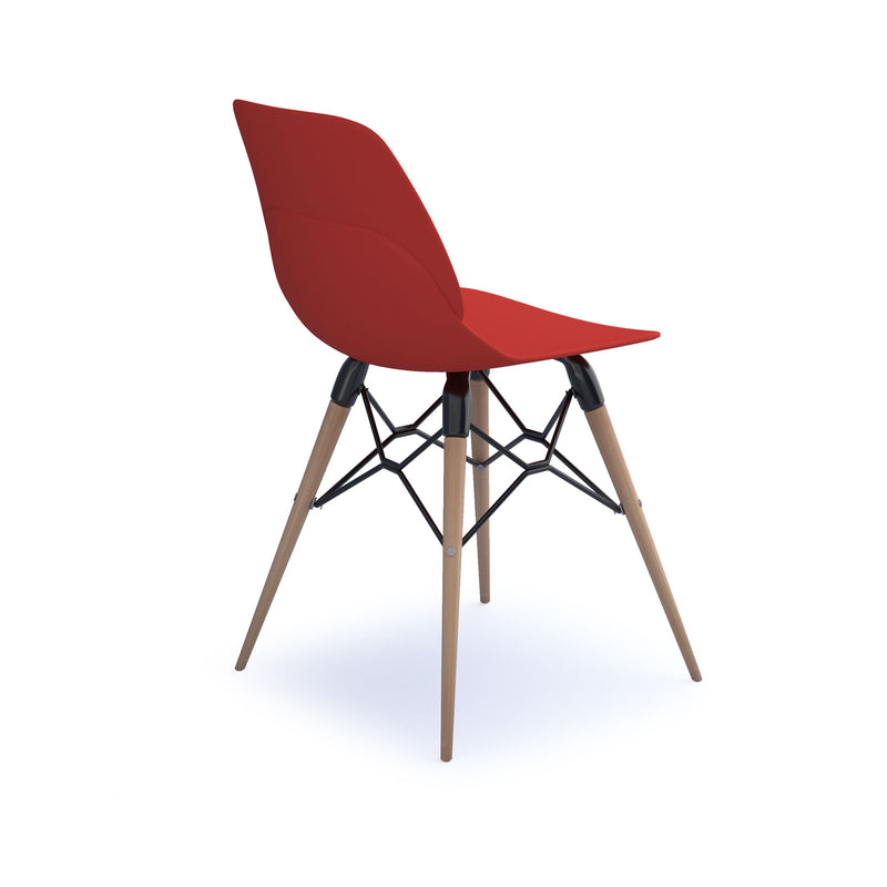 Dams Strut chair back view - Red
