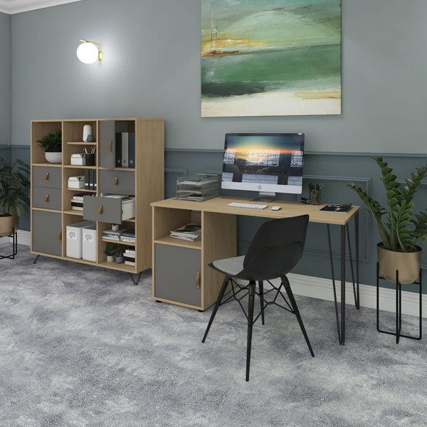 Tikal desk with cupboard location