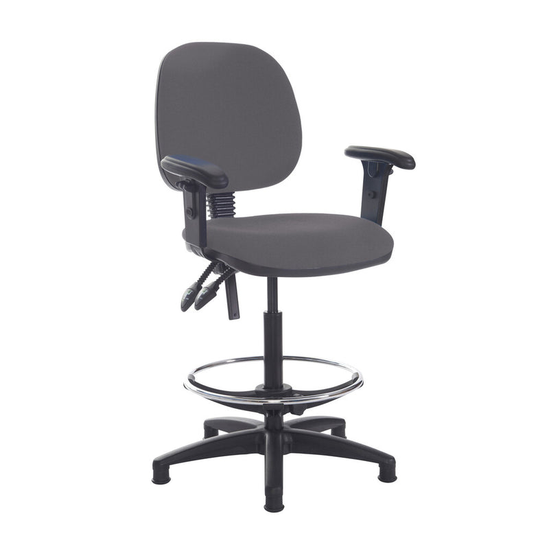 Dams Jota draughtsman chair with ht adj arms