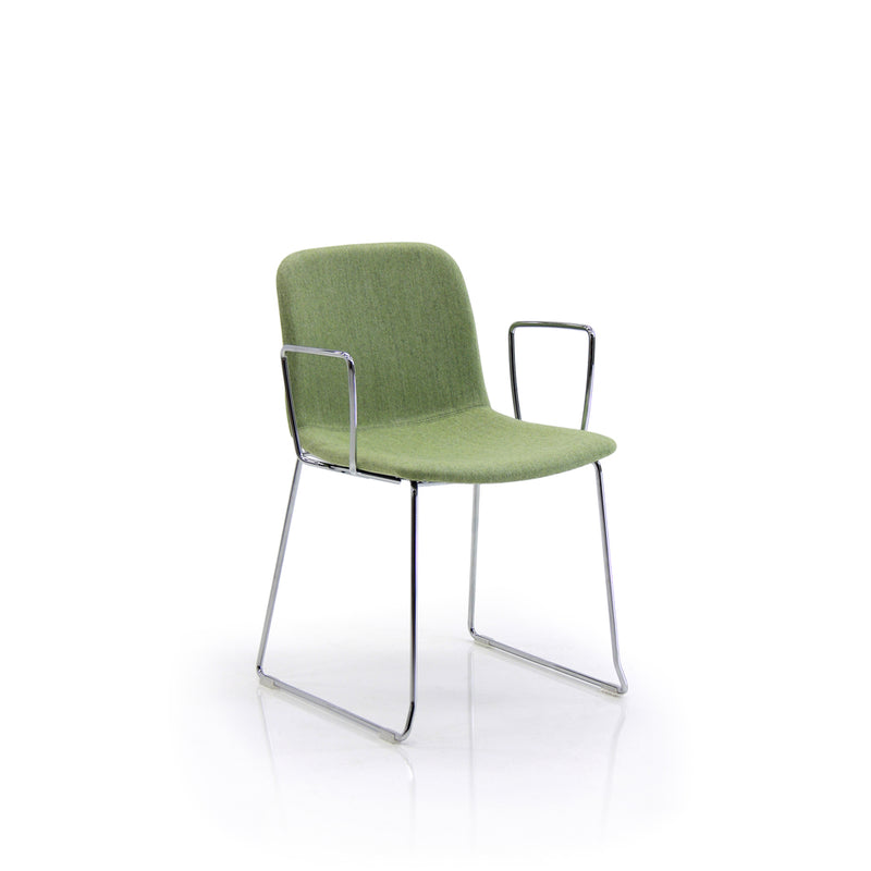 Verco Bethan armchair wire sled frame