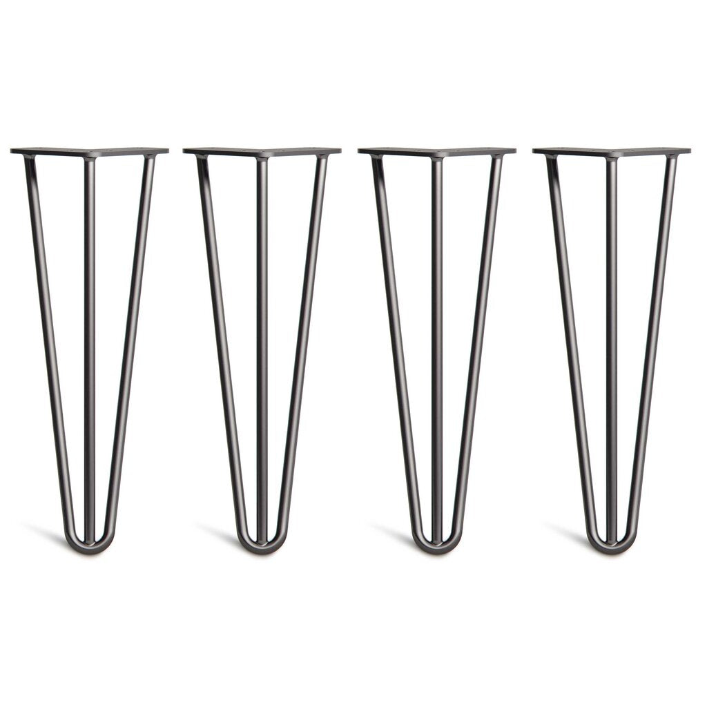 Hairpin desk legs black