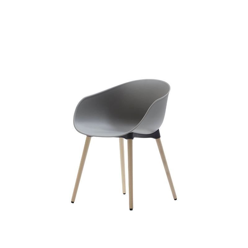 Verco Cup in Grey with wood legs