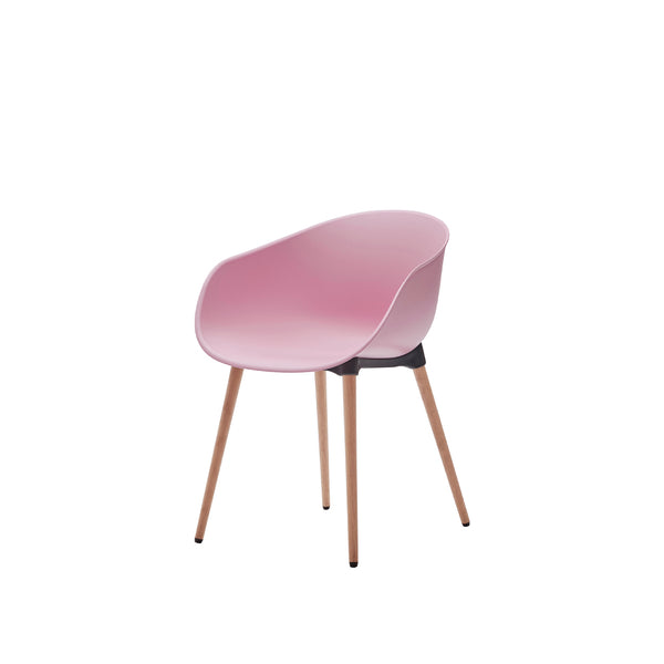 Verco Cup in pink with wood legs