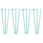 Hairpin desk legs duckegg blue