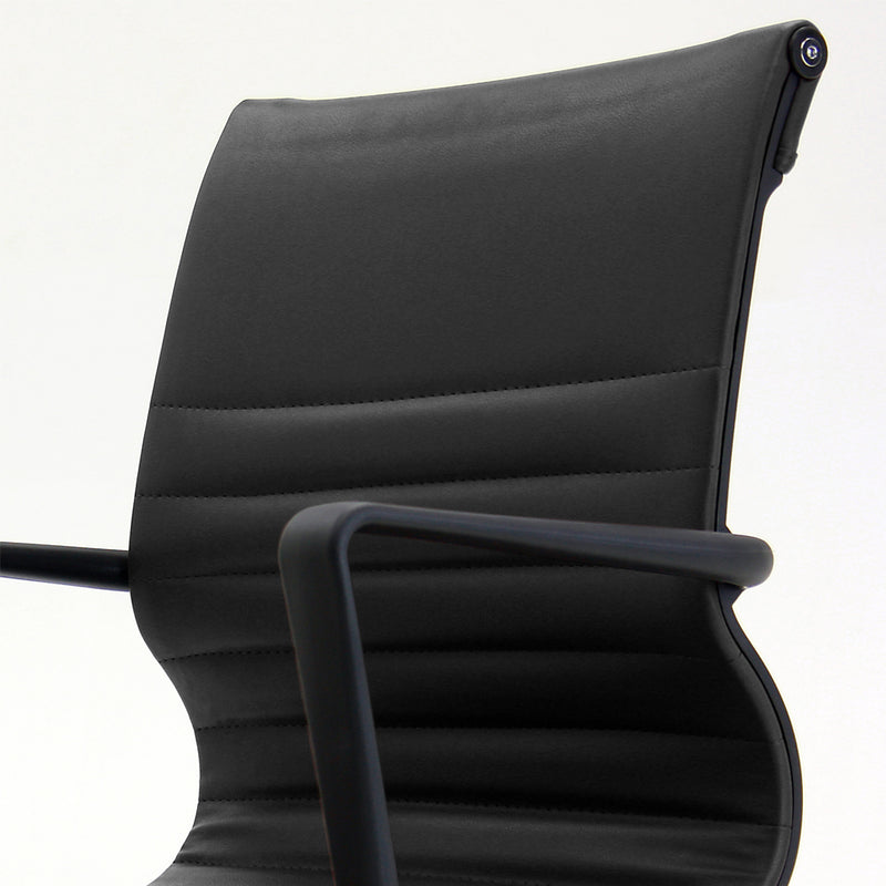 Verco Flux black faux leather detail