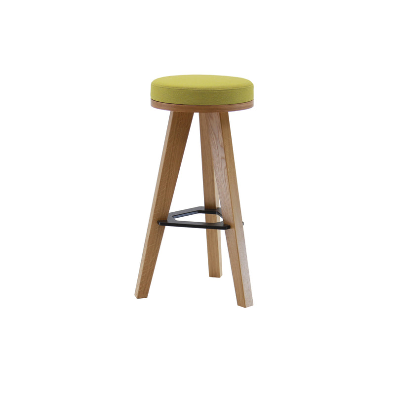 Verco Martin high stool with show wood base