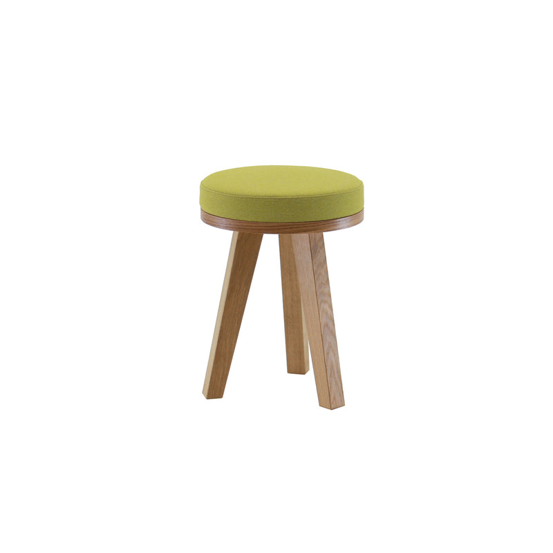 Verco Martin low stool with show wood base