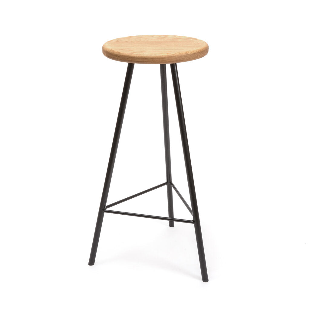 Nord stool black frame