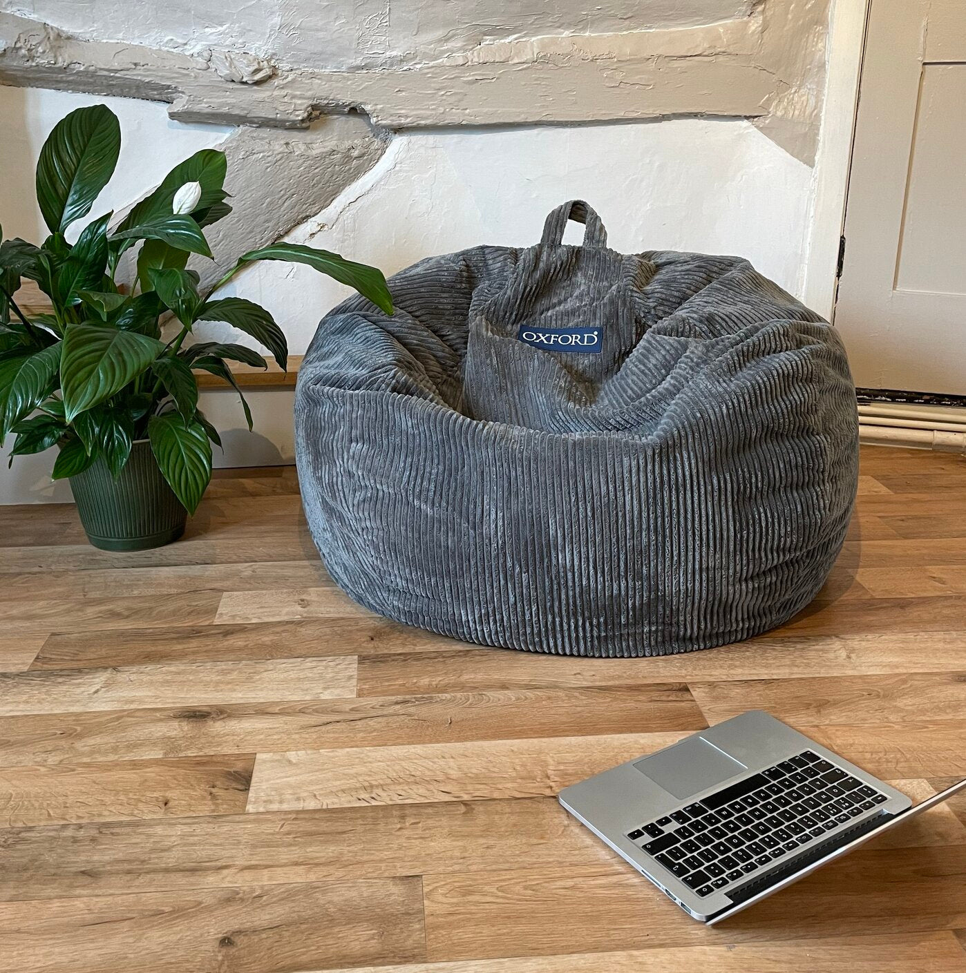 Oxford Beanbag PEBL with laptop