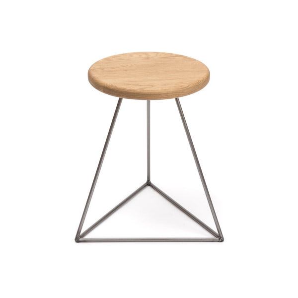Prism stool clear frame