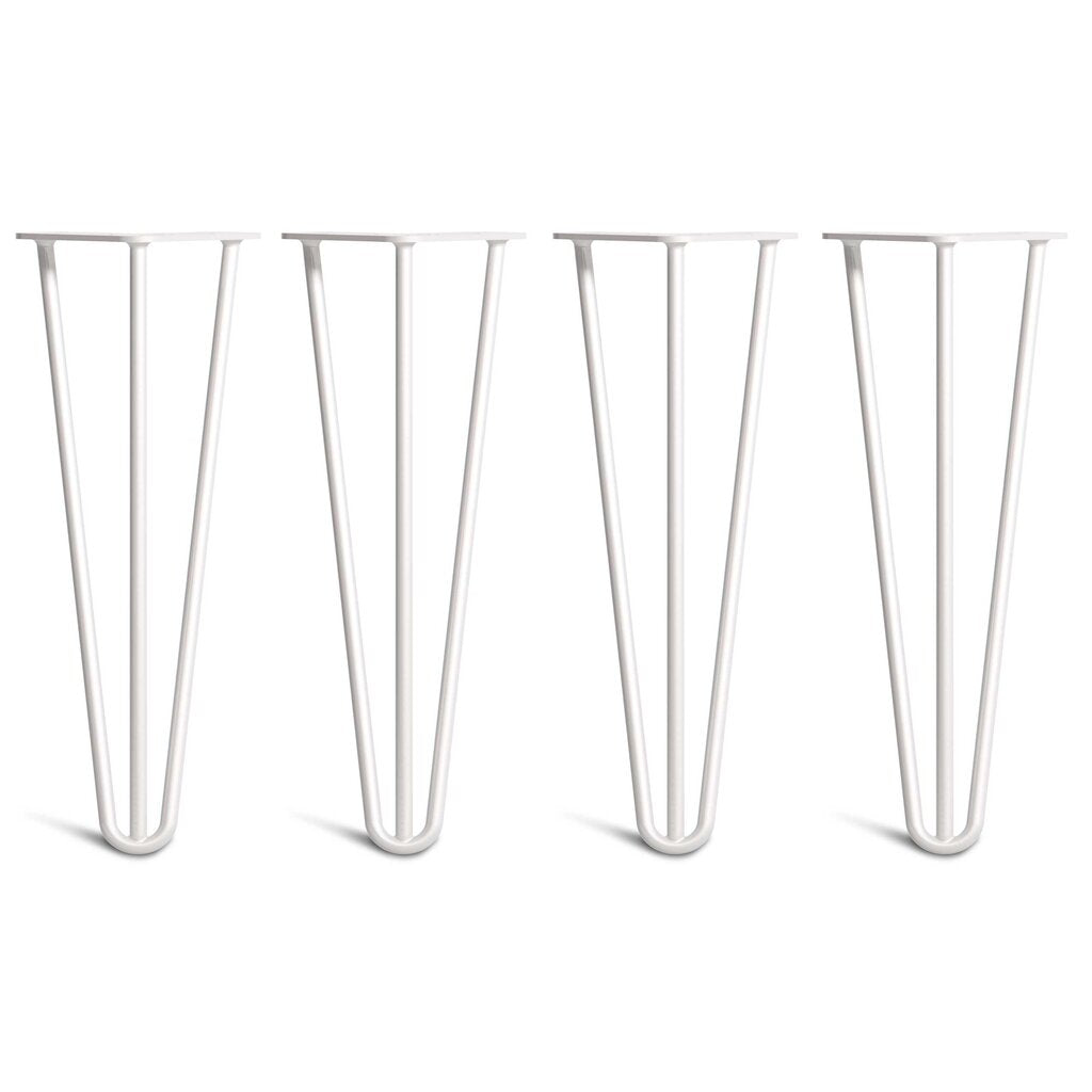 Hairpin desk legs white