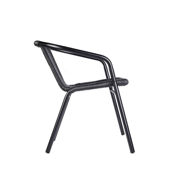 Wicker armchair profile