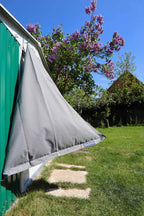 Oxford Beanbag grey MOSA in garden